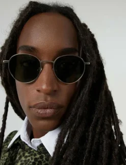 James White Gold - Round Frame|Komono Online