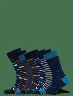 JBS socks bamboo 7 pairs box - Vanliga strumpor GRÅ TREDIM