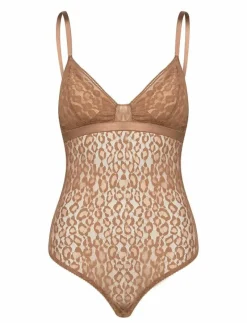 Underprotection Jeanette bodystocking - Bodies & slips CAMEL Sale