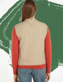 JERSEY LINED VEST - Vadderade västar|Tommy Hilfiger Sale