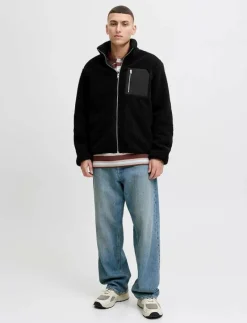 JJBRADLEY TEDDY JACKET - Mellanlager|Jack & Jones New