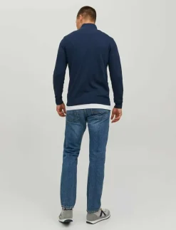 JJEEMIL KNIT TURTLE ZIP CARDIGAN NOOS - Koftor|Jack & Jones New