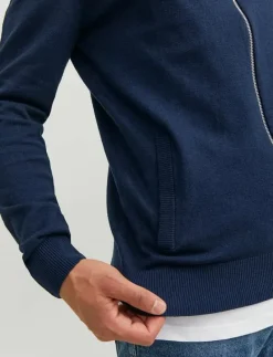 JJEEMIL KNIT TURTLE ZIP CARDIGAN NOOS - Koftor|Jack & Jones New