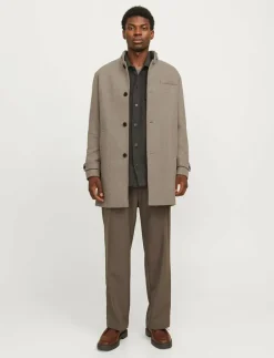 Jack & Jones JJEMELTON WOOL COAT SN - Ullkappor GREIGE Outlet