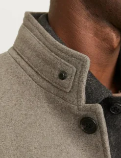 Jack & Jones JJEMELTON WOOL COAT SN - Ullkappor GREIGE Outlet