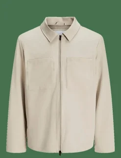 Jack & Jones JJEPERFECT SHACKET SN - Tunna jackor MOONBEAM Outlet