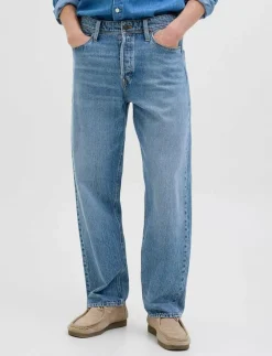 Jack & Jones JJIEDDIE JJORIGINAL SQ 229 - Relaxed jeans BLUE DENIM Discount