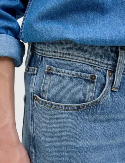 Jack & Jones JJIEDDIE JJORIGINAL SQ 229 - Relaxed jeans BLUE DENIM Discount