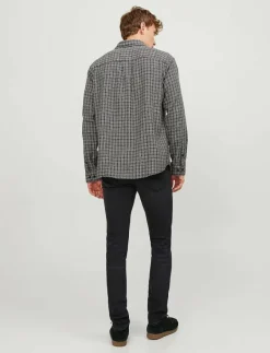 Jack & Jones JJIGLENN JJICON JJ 557 50SPS NOOS - Slim jeans BLACK DENIM Clearance