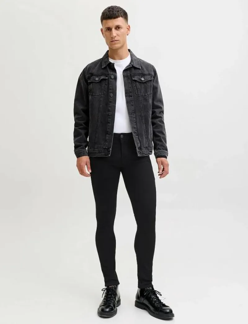 Jack & Jones JJILIAM JJORIGINAL GE 009 50SPS NOOS - Skinny jeans BLACK DENIM Sale