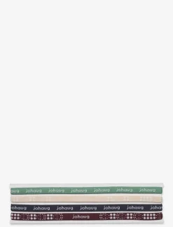 Johaug Hairband 4pk - Hårband BROWNISH RED