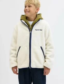 Jack & Jones JORNORREBRO TEDDY JACKET JNR - Jackor CLOUD DANCER Discount
