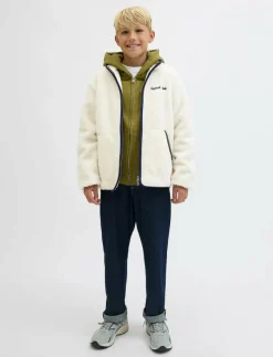 Jack & Jones JORNORREBRO TEDDY JACKET JNR - Jackor CLOUD DANCER Discount