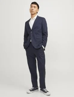 Jack & Jones JPRRIVIERA LINEN SUIT SLIM FIT - Kostymer DARK NAVY Discount