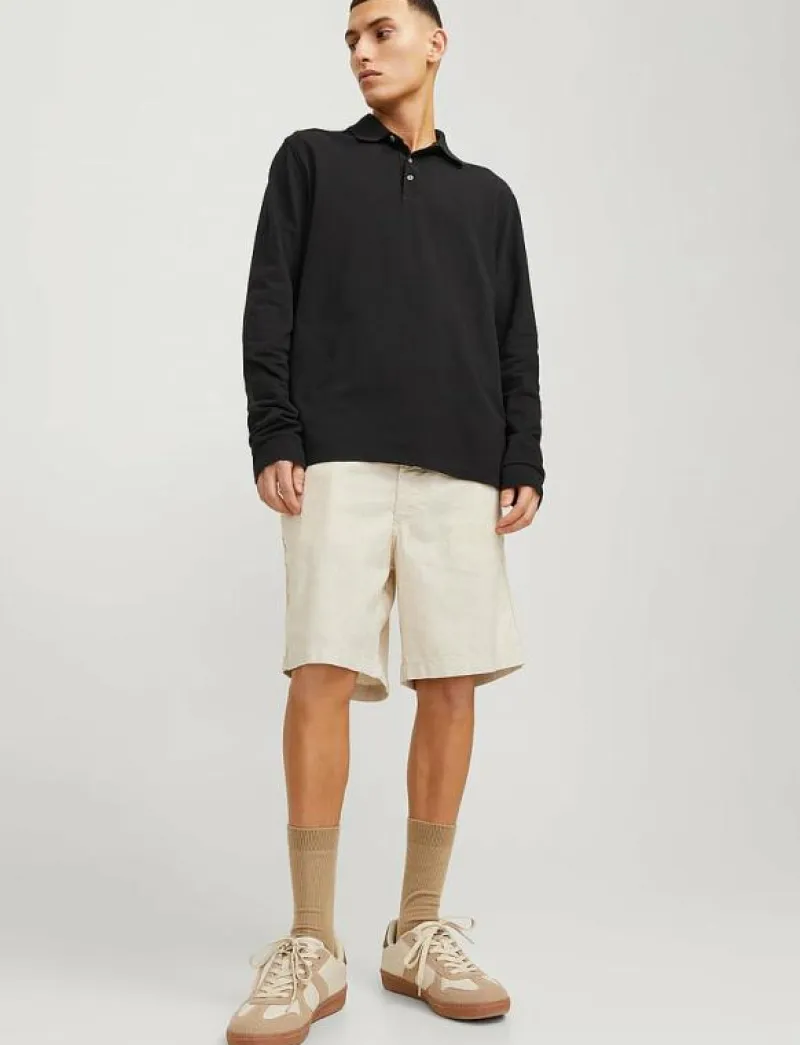 JPSTJAIDEN CAMPAIGN HYBRIDBONDISHORT SRT - Linneshorts|Jack & Jones Clearance