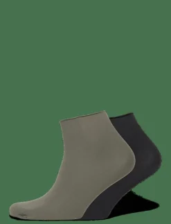 Swedish Stockings Judith Premium socks 2-pack 30D - Sockor BLACK/KHAKI Clearance