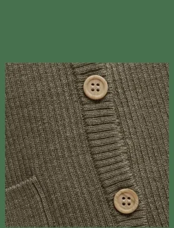 CeLaVi Jumpsuit - Knitted - Långärmad bodysuit DUSKY GREEN