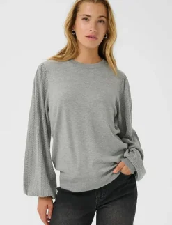 KAlone Pointelle Pullover - Stickat|Kaffe Online