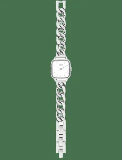 Komono Kate Revolt - Analog klocka SILVER WHITE Clearance