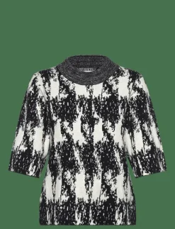 Day Birger et Mikkelsen Katrina - Cotton Jacquard RD - Stickat BLACK New
