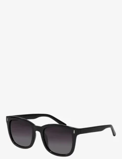 KATYA iconic retro sunglasses black - D-form|Pilgrim Online