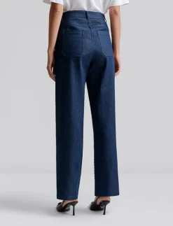 Kendra High waisted rhinestone Jeans - Vida byxor|Malina