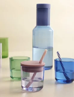 Kids coloured Eco drinking glass (set of 2 pcs) - Pipmuggar|Design Letters Best