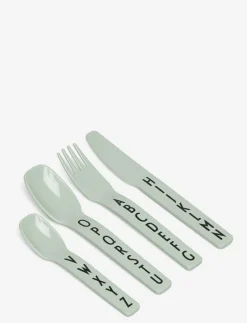 Design Letters Kids Cutlery - Bestick GREEN Sale