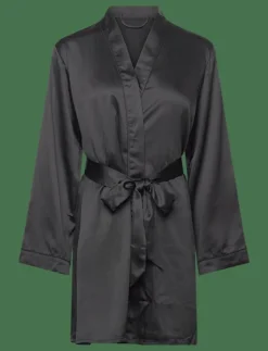 Hunkemöller KIMONO SATIN - Kimonos BLACK Best