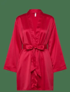 Hunkemöller KIMONO SATIN - Morgonrock CHILI PEPPER New
