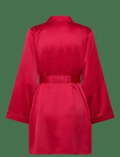 Hunkemöller KIMONO SATIN - Morgonrock CHILI PEPPER New