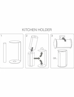 LIND DNA Kitchen Holder L - Hushållspappershållare NATURE Online