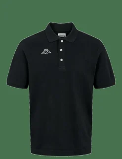 KAPPA KM Polo - Logo Life - Kortärmade pikéer BLACK Discount
