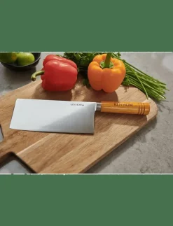Kniv Cleaver 18cm trähandtag - Grönsaksknivar|Ken Hom Best