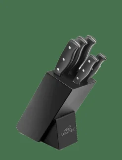 Lion Sabatier Knivblock och knivar Mon Bloc 6 delar Svart - Knivset BLACK Sale