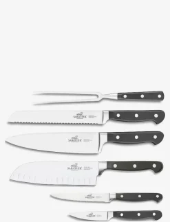 Knivset Pluton 6 delar Stål/Svart - Knivset|Lion Sabatier New
