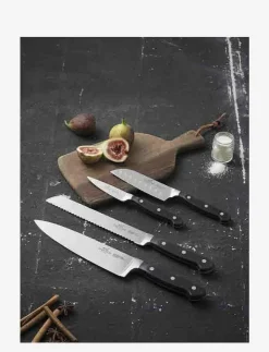 Knivset Pluton 4 delar Stål/Svart - Knivset|Lion Sabatier Hot