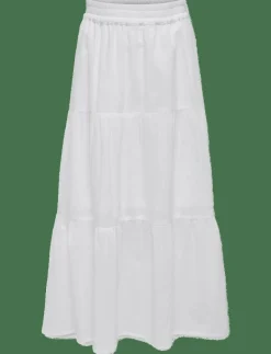 Kids Only KOGMALENE LONG SKIRT WVN - Maxikjol CLOUD DANCER