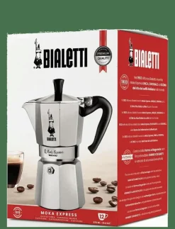 Bialetti Kokare 12 kopp MOKA ® - Mokabryggare SILVER New
