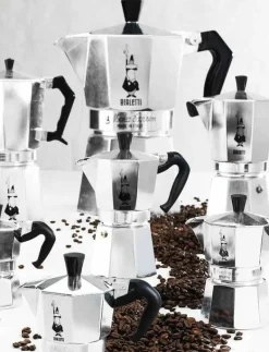 Bialetti Kokare 12 kopp MOKA ® - Mokabryggare SILVER New