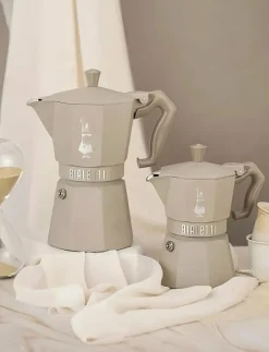 Bialetti Kokare MOKA 3 Exklusive INDUCTION ® - Mokabryggare DESERT Best