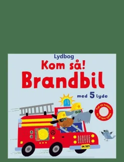 GLOBE Kom så, brandbil! - med 5 lyde - Pedagogisk barnbok BOARDBOOK W SOUND Clearance