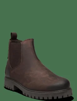 Axelda Kufstein WP - Chelsea boots DARK BROWN Clearance