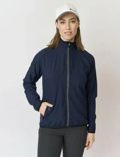 BACKTEE Ladies 80G Packable Shield - Golfjackor NAVY New
