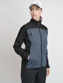 BACKTEE Ladies 4WS Pro Rain Jacket - Golfjackor OMBRE BLUE Outlet