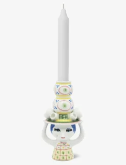 Bjørn Wiinblad Lady with hat Ljusstake H16 cm rosa - Dekoration PINK Discount