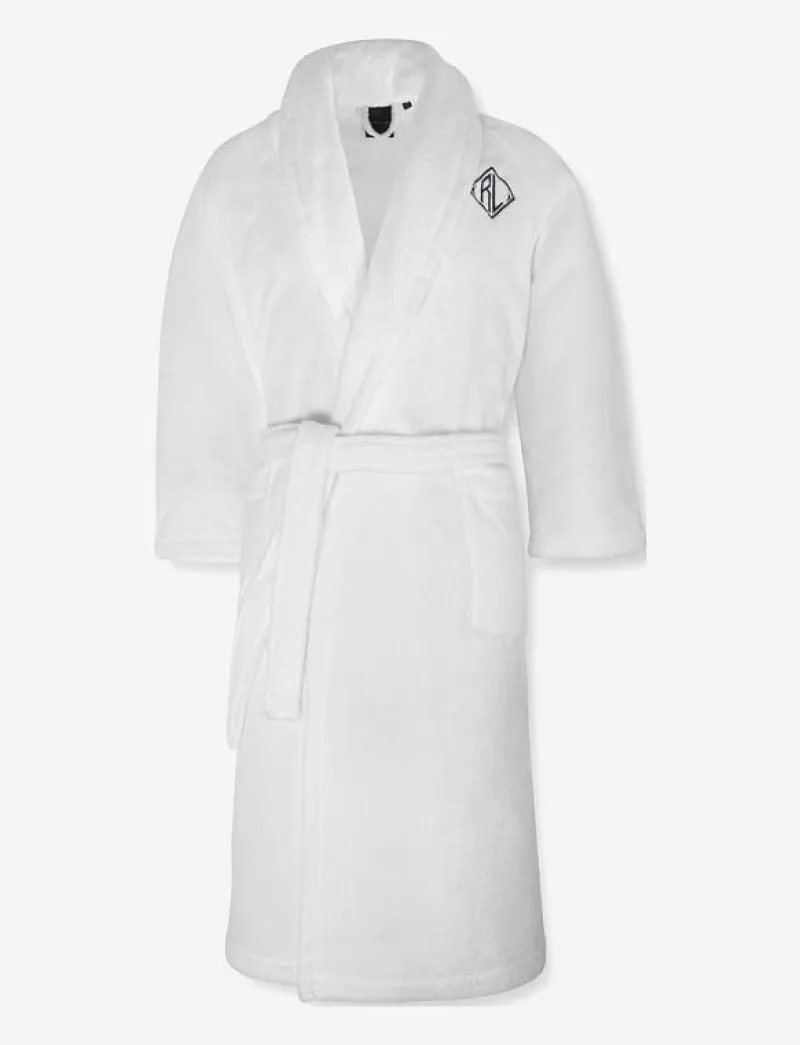 Ralph Lauren Home LANGDON Bath robe - Morgonrock WHITE Best