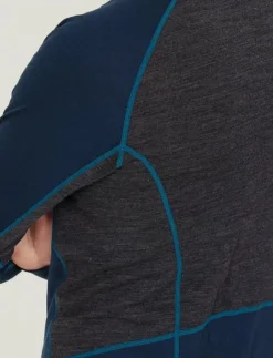 Whistler Lapas M L-S Wool Mesh Baselayer Tee - Underställströja NAVY BLAZER New