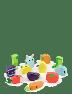 Vilac Large Beads Set - Vegetable Garden - Leksaksmat & Leksakstårtor MULTI New