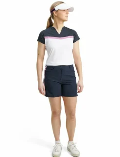 Lds Brook stripe shorts - Golfshorts|Abacus Discount